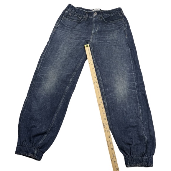 Rag & Bone Miramar Trompe L'oeil Elastic Waist High-Rise Joggers Jeans - Picture 12 of 12